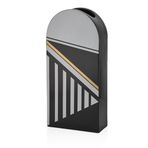 setabianca Seta Elıte Deco Lınes Oval Vazo 18 * 8 * 36Cm