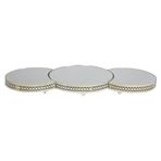 setabianca Seta Jardinyer Set 3Lü Yuvarlak Krem Çiçek Byk 80 * 35 * 5 Cm