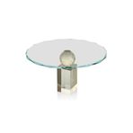 setabianca Seta Kristal Kaideli Sunum Tabağı Amber 30 * 30 * 17 Cm