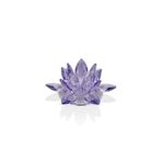 setabianca Seta Kristal Lotus Mumluk Lila 15 * 15 * 7,5 Cm