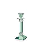 setabianca Seta Kristal Piramit Şamdan Yeşil 9,5 * 9,5 * 26 Cm