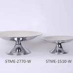 setabianca Seta Martına Meyvelik Ayaklı Küçük Beyaz 26 * 26 * 11 Cm
