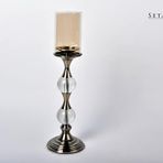 setabianca Seta Regina Mumluk Krıstal 2 Top Bronz 50 Cm