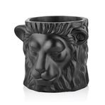 setabianca *Seta Saksı Aslan Black 22,5X19,5 Cm