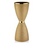 setabianca Seta Textured Dark Konik Saksı Gold 34 * 34 * 90 Cm