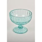 SETABIANCA STCV-288-A Crystal Colors Ayaklı Kase Damla Desen Aqua, 6'lı