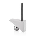 SETABIANCA STMH-011 Elite Deco Planet Beyaz Mumluk 14x6x9cm