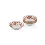 SETABIANCA STRG-80-B Bone China Kase 6 Li Set Gül Bakır