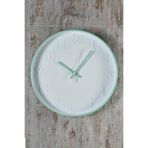 SETABIANCA Time Duvar Saati Sleek Design Nane Yeşili 40 cm