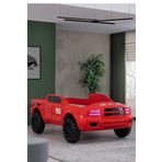 Setay 100x190 Kırmızı Mobilya Arabalı Pickup Ledli Arabalı Yatak