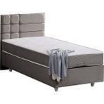 Setay Almada Baza Başlık Letto Yatak Seti - Gri - 100 x 200 cm
