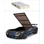 Setay Arabalı Yatak, Mercedes Rüzgarlıklı Bazalı Arabalı Yatak - Siyah + 1 Adet Comfort Yatak - 0