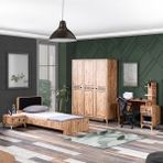Setay Atlantik Genç Odası Takımı - 3 Kapılı Dolap, Karyola, Komodin, Masa