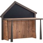 Setay Çalışma Masası Garden Montessori Çocuk Odası Garden Yazı Tahtalı Çalışma Masası - 144 x 130 x 61 cm - Ceviz