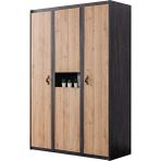 Setay Doğa 3 Kapaklı Ceviz Gardırop