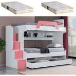 Setay İnci Yavrulu Ranza Pembe 2 Adet Comfort Yatak - 90 x 190 cm