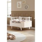 Setay Mdf Beşik, Beyaz Dünya Büyüyen Beşik 80X130 - Beyaz Dünya Karyola 80X190 - Renkli