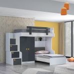 Setay Metris Ranza Karyola 2 Kapaklı Dolap - 90 x 190 cm - Antrasit
