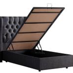 Setay Mobilya 100x200 cm Antrasit Baza ve Başlık Seti