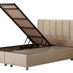 Setay Mobilya 120x200 cm Bej Tetra Baza ve Başlık Seti