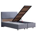 Setay Mobilya 120x200 cm Gri Baza Başlık