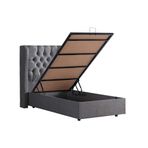 Setay Mobilya 120x200 cm Gri Baza ve Başlık Seti