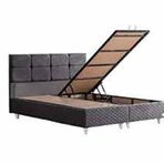 Setay Mobilya 140x190 cm Silwer Baza ve Başlık Seti