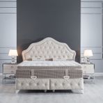 Setay Mobilya 140x200 cm Perla Baza Başlık Ve Yatak Seti