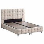 Setay Mobilya 140x200 cm Silwer Baza ve Başlık Seti