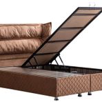 Setay Mobilya 150x200 cm Barselona Açık Kahverengi Baza ve Başlık Seti