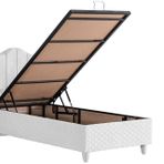 Setay Mobilya 150x200 cm Beyaz Trend Baza ve Başlık Seti