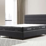 Setay Mobilya 160x200 cm Motya Antrasit Baza ve Başlık Seti
