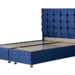 Setay Mobilya 180x200 cm Duke New Lacivert Baza ve Başlık Seti