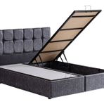 Setay Mobilya 180x200 cm Gri Paris Baza Ve Başlık Seti