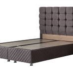 Setay Mobilya 90x200 cm Duke New Antrasit Gri Baza ve Başlık Seti