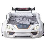 Setay Mobilya Beyaz Vento Cooper Full Ledli Rüzgarlıklı Arabalı Yatak