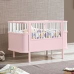 Setay Mobilya Mdf Beşik, 90x130 Trend Büyüyen Beşik , Trend Karyola 90x190, Pembe
