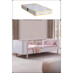 Setay Montessori Karyola, Lidya Montessori Yatak - Pembe + 1 Adet Comfort Yatak - 90 x 190 cm