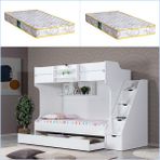Setay Ranza, Kardem Yavrulu Ranza + 2 Adet Comfort Yatak - 90 x 190 cm - Beyaz