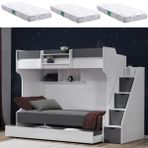 Setay Ranza, Kardem Yavrulu Ranza + 3 Adet Comfort Yatak - 90 x 190 cm - Antrasit