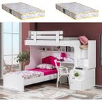 Setay Ranza Su Ranza Karyola Masa 2 Adet Comfort Yatak - Beyaz - 90 x 190 cm