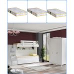 Setay Ranza, Su Yavrulu Ranza 3 Kapaklı Dolap + 3 Adet Comfort Yatak