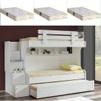 Setay Su Yavrulu Ranza - Beyaz + 3 Adet Comfort Yatak - 90 x 190 cm