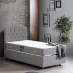 Setay Tokyo İkili Set Tek Kişilik Baza Başlık - Gri - 120 x 200 cm