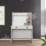 Setay Üniteli Bilgisayar Masası, Safir Çalıışma Masası - Y: 150 cm D: 52 cm G: 100 cm - Beyaz