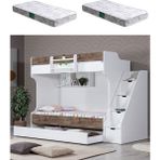 Setay Yavrulu Ranza, Kardem Ranza - Ceviz + 2 Adet Comfort Yatak - Beyaz