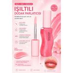 SETBEAUTY Pembe Işıltı Simli Renkli Dudak Parlatıcı Ruj – Shimmer Lip Gloss 01