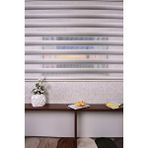 Setekshome Gri-krem Pliseli Etek Dilimsiz Ds 10658-v9 Zebra Stor Güneşlik Perde