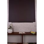 Setekshome Kahve Düz Etek Dilimsiz Mat Sun P-1745 Zebra Stor Güneşlik Perde