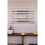 Setekshome Krem Düz Etek Dilimsiz Ds 614-h6 Zebra Stor Güneşlik Perde